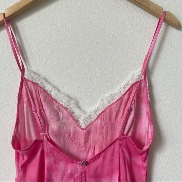 Free People Intimately Pink Luella Tie Dye Lace Bodysuit XS - Picture 11 of 15
